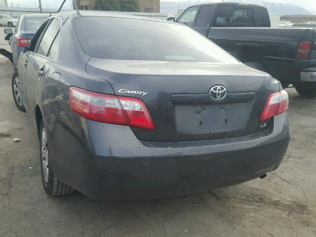 4T1BE46K99U309087 - 2009 TOYOTA CAMRY BASE GRAY photo 3