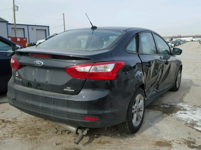 1FADP3F20EL406749 - 2014 FORD FOCUS SE BLACK photo 4