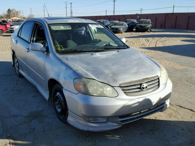 1NXBR32E33Z103317 - 2003 TOYOTA COROLLA CE SILVER photo 1