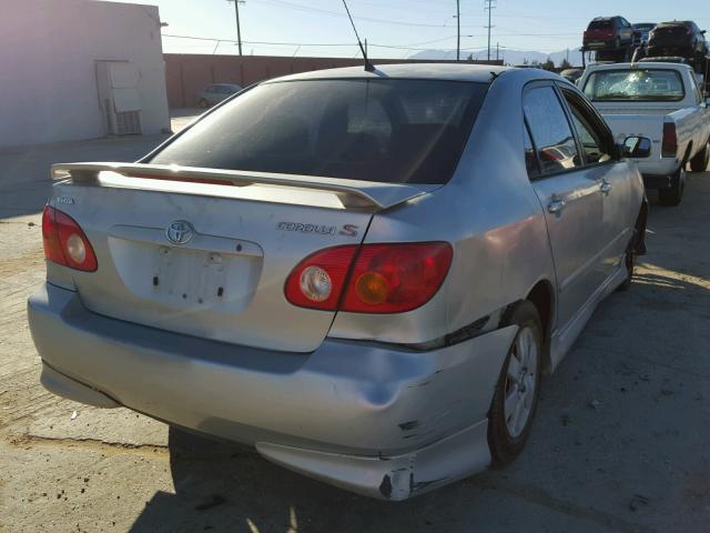 1NXBR32E33Z103317 - 2003 TOYOTA COROLLA CE SILVER photo 4