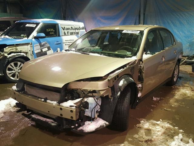 1G1ZS51F06F276811 - 2006 CHEVROLET MALIBU LS ოქროსფერი ფოტო 2