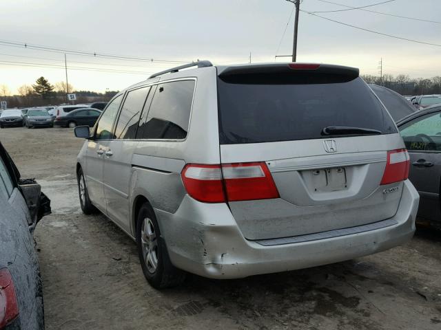 5FNRL38645B026649 - 2005 HONDA ODYSSEY EX TAN photo 3