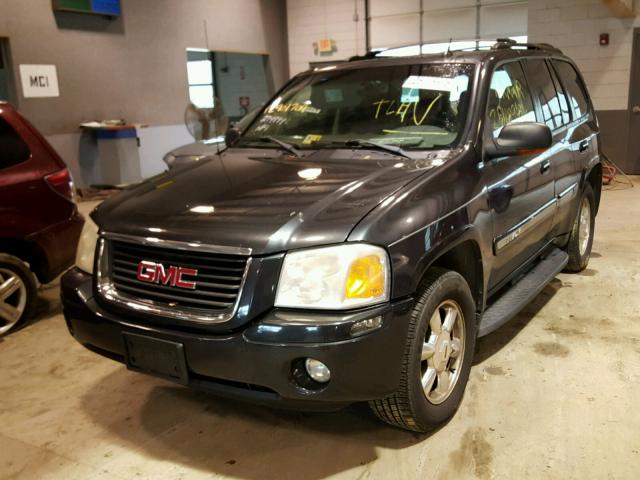 1GKDT13S942378425 - 2004 GMC ENVOY BLACK photo 2