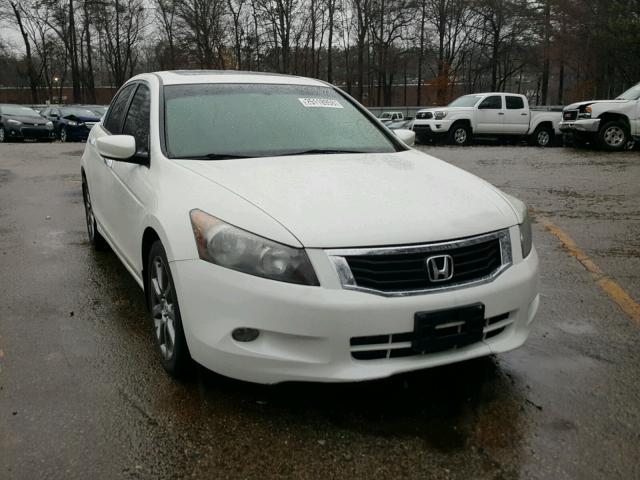 1HGCP36848A050866 - 2008 HONDA ACCORD EXL WHITE photo 1