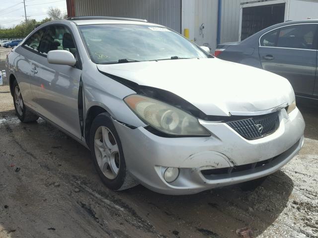 4T1CE38P74U793843 - 2004 TOYOTA CAMRY SOLA SILVER photo 1