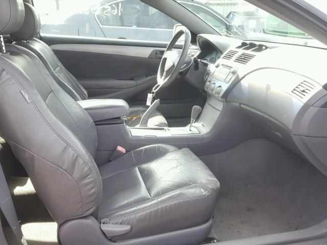 4T1CE38P74U793843 - 2004 TOYOTA CAMRY SOLA SILVER photo 5