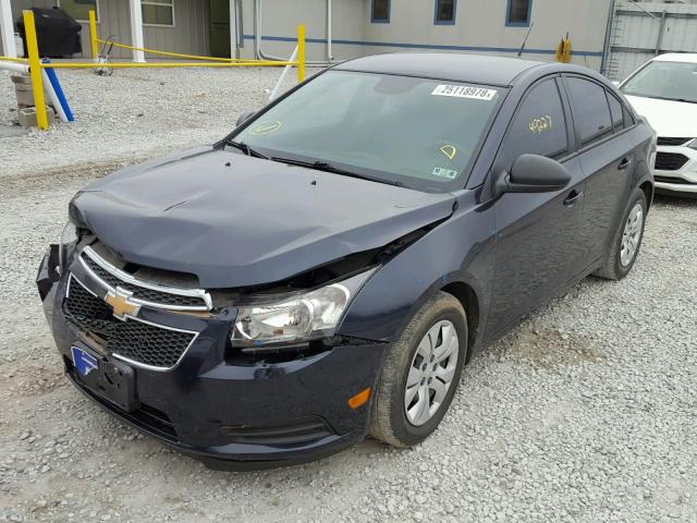 1G1PA5SH3E7477105 - 2014 CHEVROLET CRUZE LS BLUE photo 2