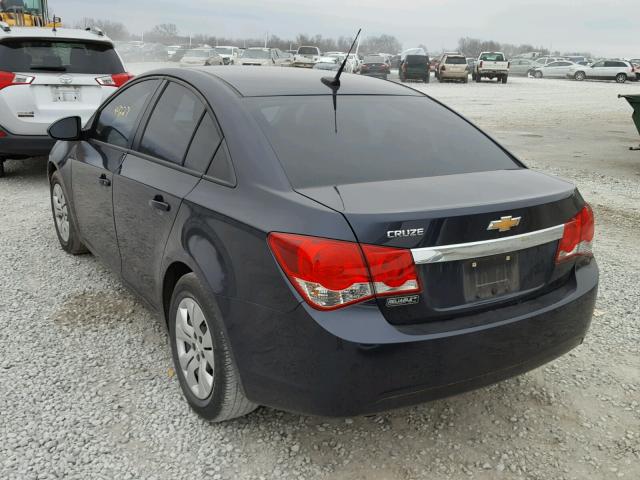 1G1PA5SH3E7477105 - 2014 CHEVROLET CRUZE LS BLUE photo 3