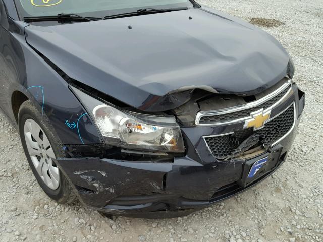 1G1PA5SH3E7477105 - 2014 CHEVROLET CRUZE LS BLUE photo 9