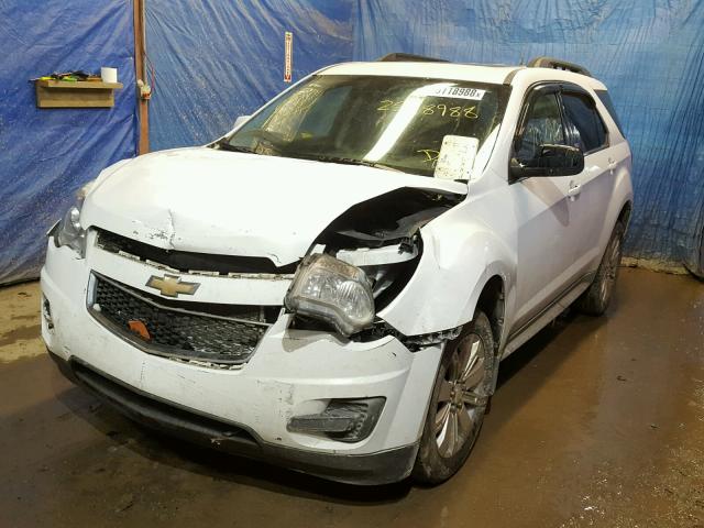 2CNFLEE5XB6376939 - 2011 CHEVROLET EQUINOX LT WHITE photo 2