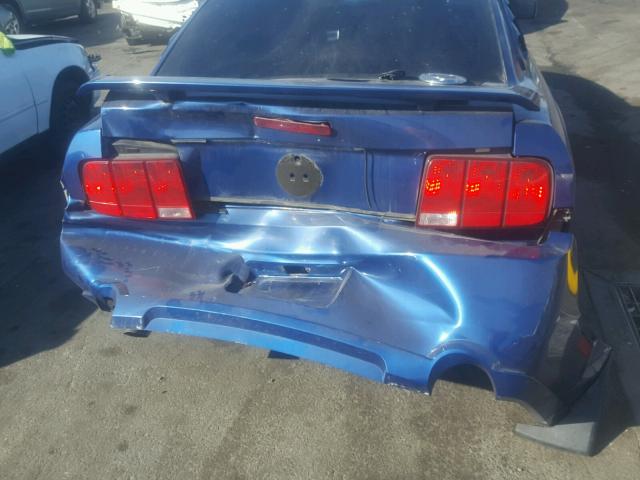1ZVHT82H585139502 - 2008 FORD MUSTANG GT BLUE photo 9