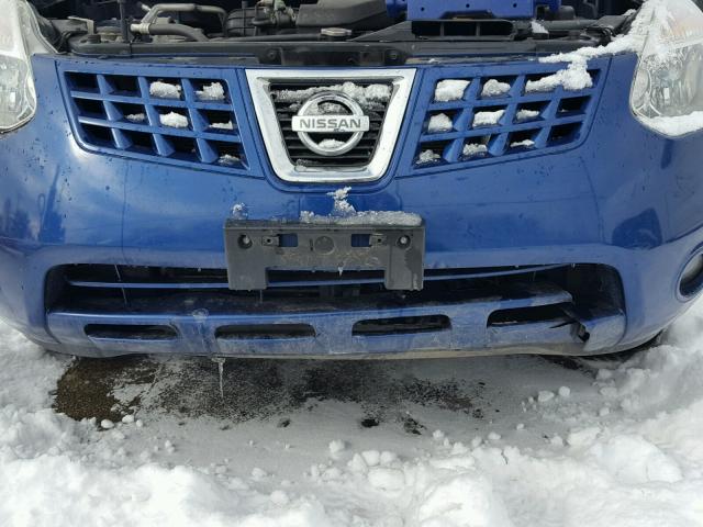 JN8AS5MT9AW010142 - 2010 NISSAN ROGUE S BLUE photo 9