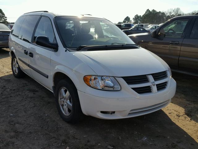 1D4GP24R67B138514 - 2007 DODGE GRAND CARA WHITE photo 1