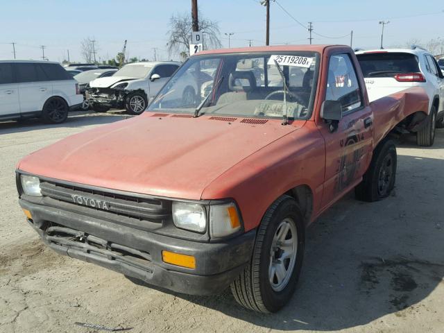 JT4RN81A8L0045349 - 1990 TOYOTA PICKUP 1/2 RED photo 2