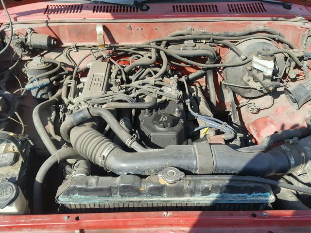 JT4RN81A8L0045349 - 1990 TOYOTA PICKUP 1/2 RED photo 7