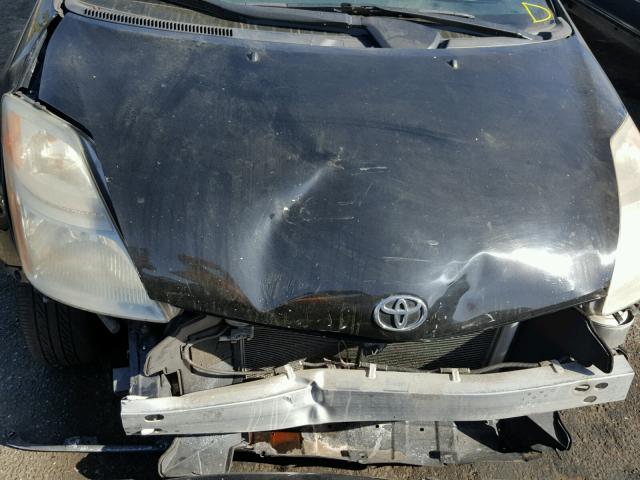 JTDKB20UX83415595 - 2008 TOYOTA PRIUS BLACK photo 7