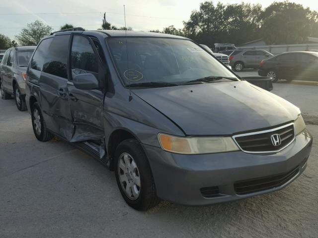 2HKRL18902H517909 - 2002 HONDA ODYSSEY EX GRAY photo 1