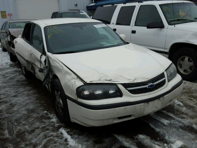 2G1WF52K949412782 - 2004 CHEVROLET IMPALA WHITE photo 1