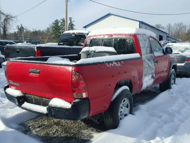 5TFUX4EN5FX036128 - 2015 TOYOTA TACOMA ACC RED photo 4