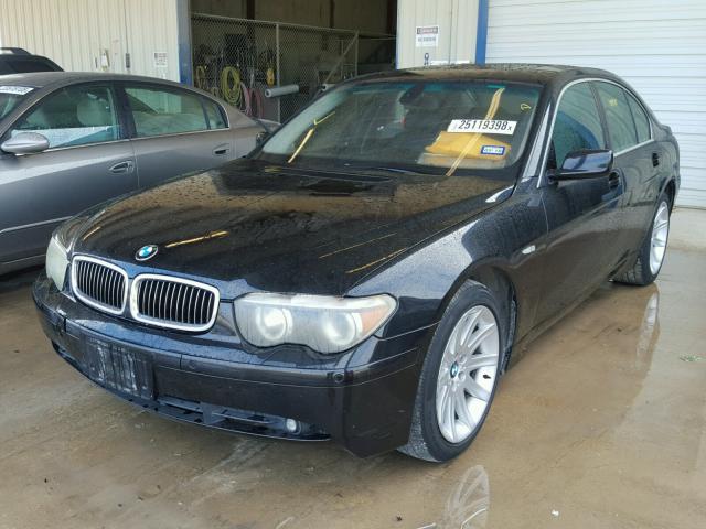 WBAGL63544DP73064 - 2004 BMW 745 I BLACK photo 2