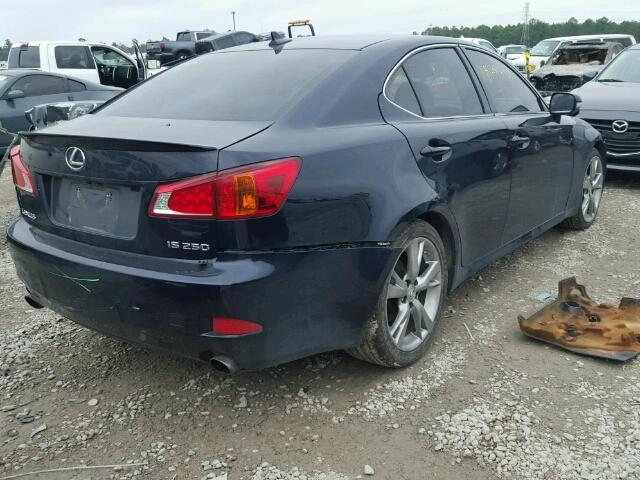 JTHBK262995097012 - 2009 LEXUS IS 250 BLUE photo 4