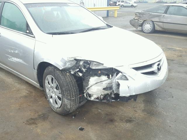 1YVHZ8BH9C5M06838 - 2012 MAZDA 6 I SILVER photo 9