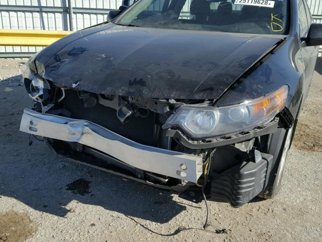 JH4CU2F69AC010050 - 2010 ACURA TSX BLACK photo 9