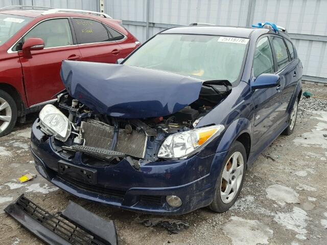 5Y2SL65866Z439385 - 2006 PONTIAC VIBE BLUE photo 2