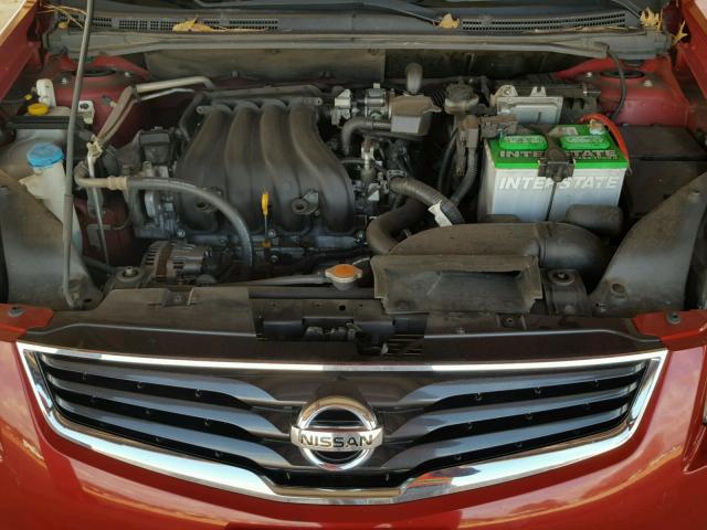 3N1AB6APXAL694149 - 2010 NISSAN SENTRA 2.0 RED photo 7