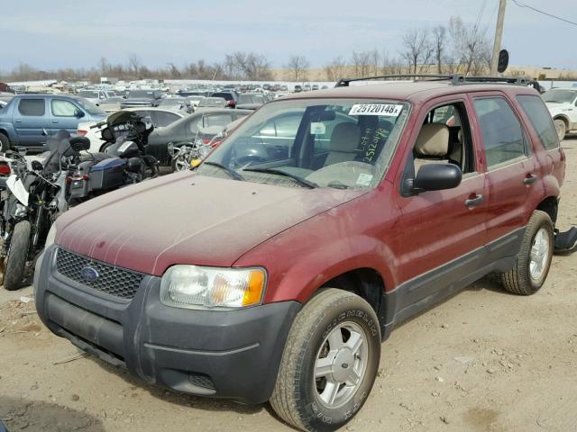 1FMYU92113KD98342 - 2003 FORD ESCAPE XLS MAROON photo 2