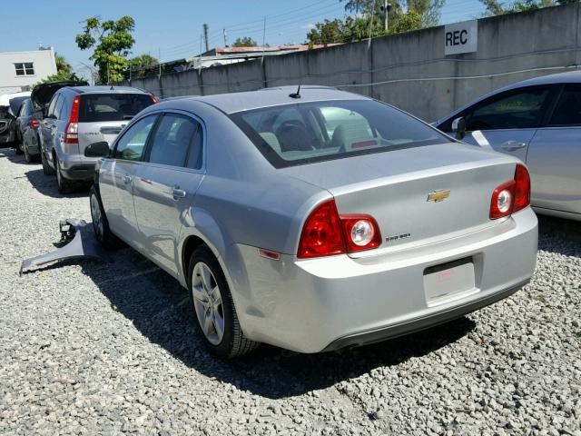 1G1ZB5E1XBF142302 - 2011 CHEVROLET MALIBU LS SILVER photo 3