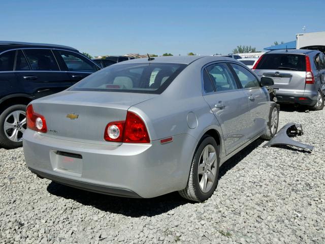 1G1ZB5E1XBF142302 - 2011 CHEVROLET MALIBU LS SILVER photo 4