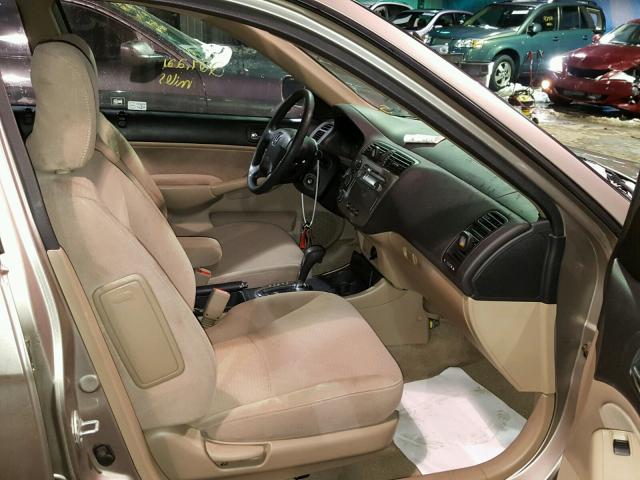 JHMES96613S026016 - 2003 HONDA CIVIC HYBR GOLD photo 5