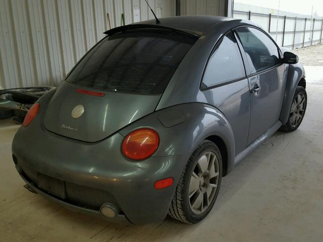 3VWFE21C83M433015 - 2003 VOLKSWAGEN NEW BEETLE CHARCOAL photo 4