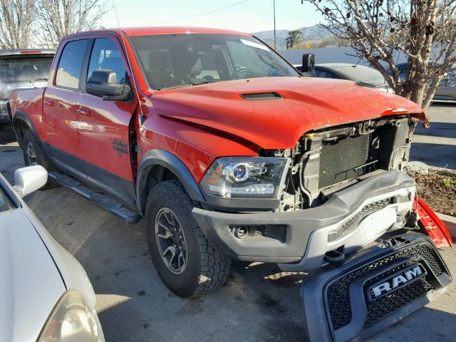 1C6RR7YT6HS538035 - 2017 RAM 1500 REBEL RED photo 1