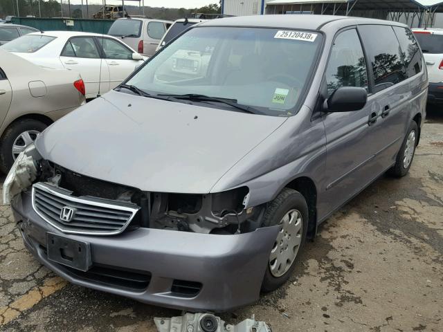 2HKRL1853YH531292 - 2000 HONDA ODYSSEY LX SILVER photo 2