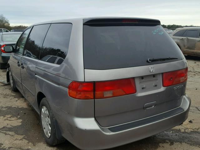 2HKRL1853YH531292 - 2000 HONDA ODYSSEY LX SILVER photo 3