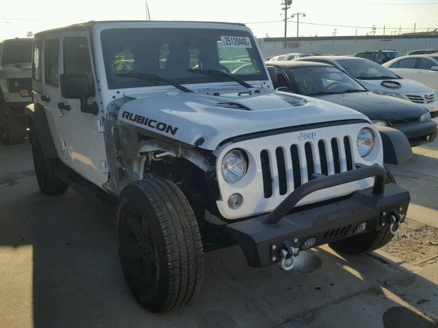 1C4BJWDG6GL161848 - 2016 JEEP WRANGLER U WHITE photo 1