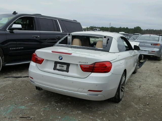 WBA3V7C52G5A25963 - 2016 BMW 428 I WHITE photo 4