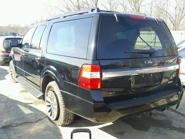 1FMJK1JT0HEA14567 - 2017 FORD EXPEDITION BLACK photo 3