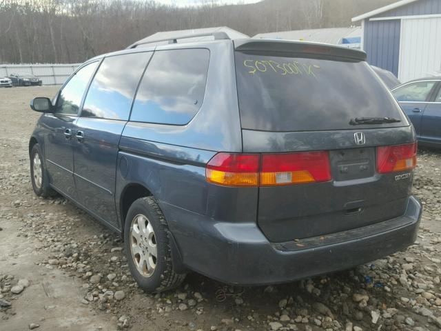 5FNRL18694B112526 - 2004 HONDA ODYSSEY EX GRAY photo 3