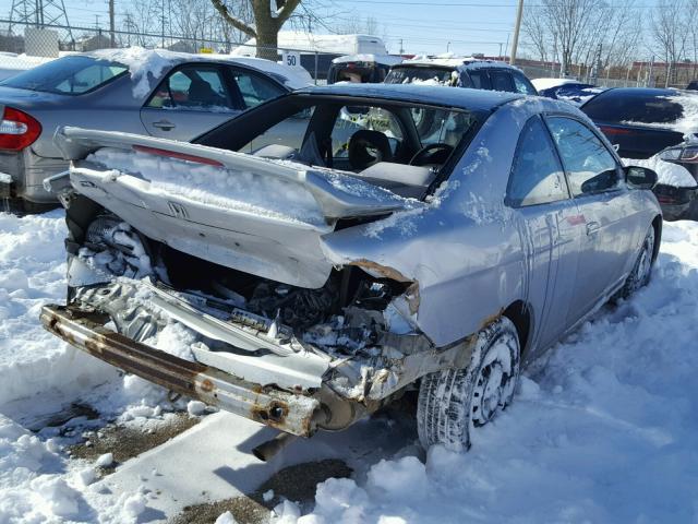 1HGEM21562L038965 - 2002 HONDA CIVIC LX SILVER photo 4