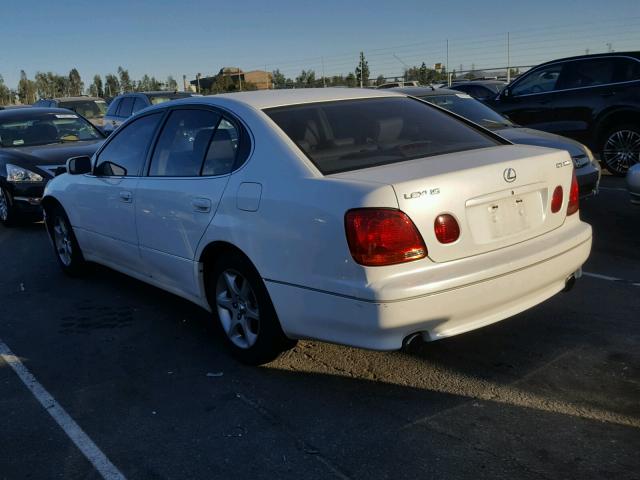 JT8BD69S810145548 - 2001 LEXUS GS 300 WHITE photo 3