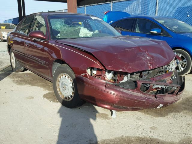 2G4WY55J1Y1348239 - 2000 BUICK CENTURY LI BURGUNDY photo 1