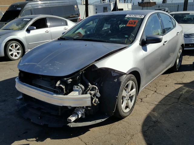 1C3CDFBB4GD652811 - 2016 DODGE DART SXT SILVER photo 2