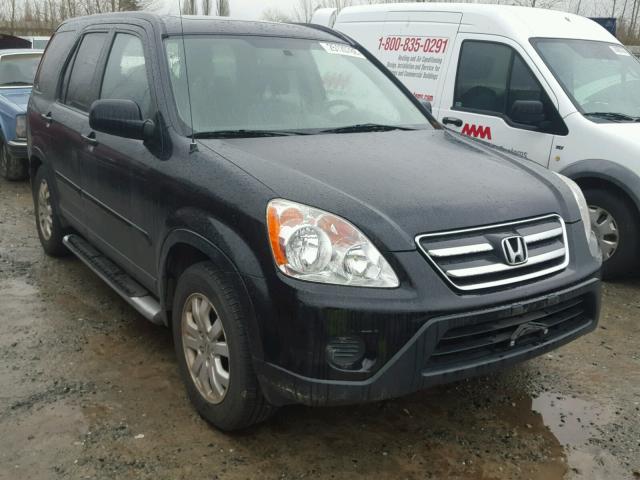 JHLRD78946C015845 - 2006 HONDA CR-V SE BLACK photo 1