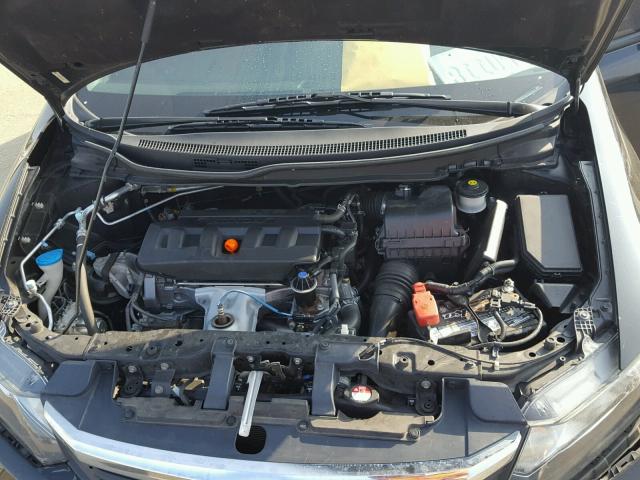 19XFB2F92CE315156 - 2012 HONDA CIVIC EXL BLACK photo 7