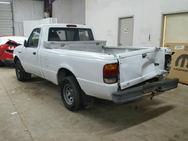 1FTYR10C0WTA39249 - 1998 FORD RANGER WHITE photo 3