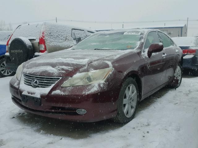 JTHBJ46G882185057 - 2008 LEXUS ES 350 MAROON photo 2