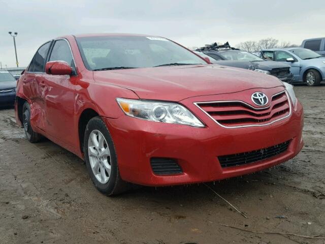 4T1BF3EK9AU054793 - 2010 TOYOTA CAMRY BASE RED photo 1